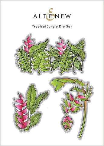 Ensemble de matrices de jungle tropicale