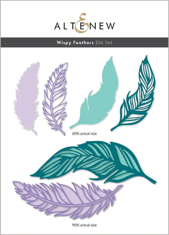 Ensemble de matrices en couches Wispy Feathers