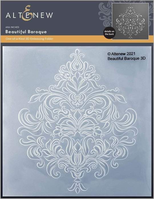 Beautiful Baroque 3D Embossing Folder