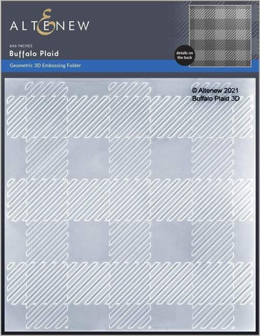 Buffalo Plaid 3D Embossing Folder