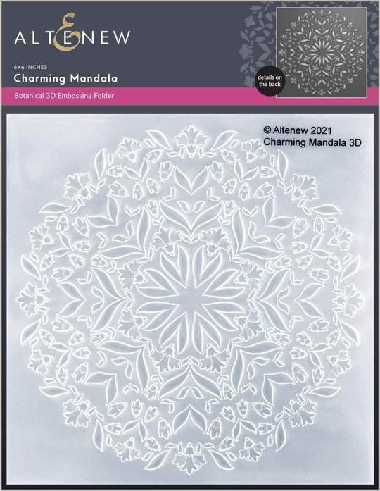 Charming Mandala 3D Embossing Folder