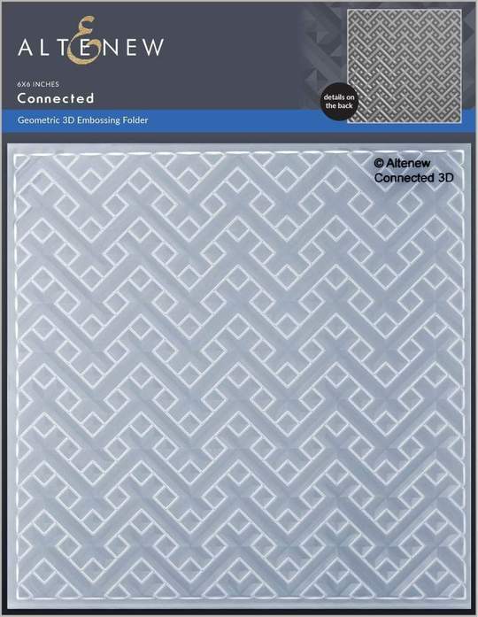 Connected 3D Embossing Folder