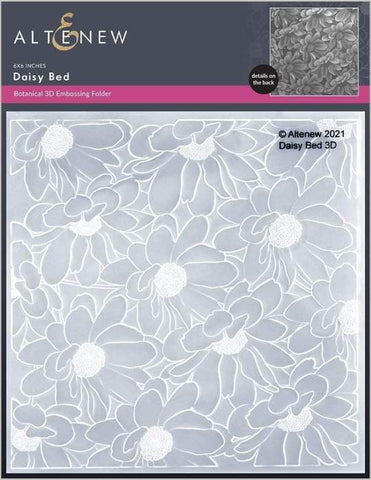 Daisy Bed 3D Embossing Folder