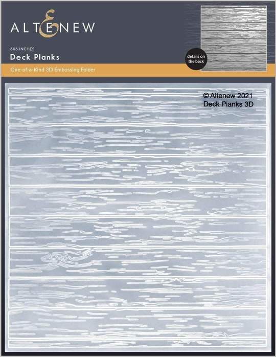 Deck Planks 3D Embossing Folder
