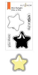 Mini Delight : Ensemble de tampons et matrices Like a Star