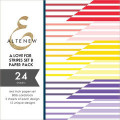 A Love for Stripes Set B 6x6 Paper Pack*