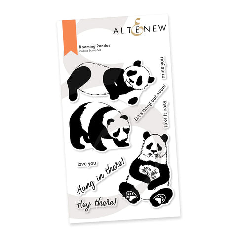 Roaming Pandas Stamp Set