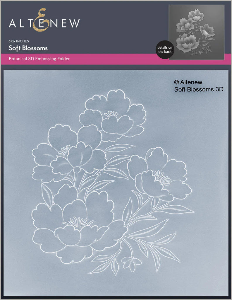 Dossier de gaufrage 3D Soft Blossoms