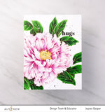 Billowing Peonies Stamp Set