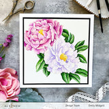 Billowing Peonies Stamp Set