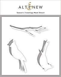 Season's Tweetings Mask Stencil - RETIRING