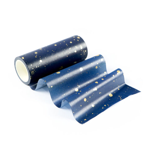 Gold Splatter Navy Wash Tape