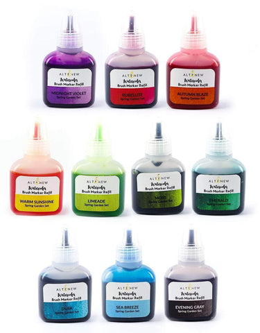 Spring Garden Liquid Watercolor - Brush Marker Refill Bundle