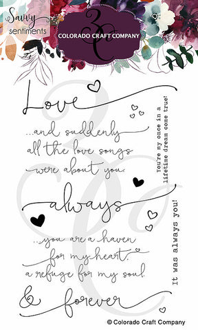 Savvy Sentiments - Always & Forever  Stamp