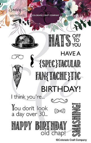 Savvy Sentiments - Anniversaire du vieux type 4x6