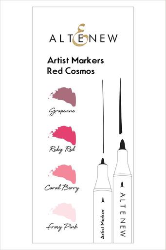Ensemble de marqueurs d'artiste Cosmos rouge
