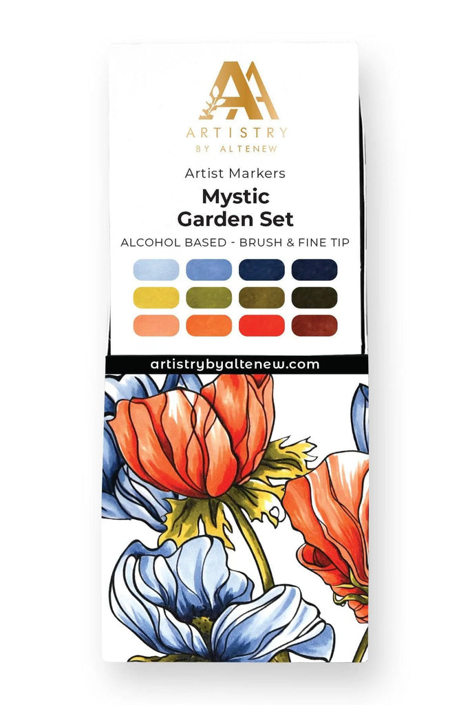 Artist Alcohol Markers Set J - Mystic Garden