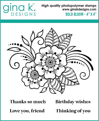 Bold Bloom Mini Stamp Set