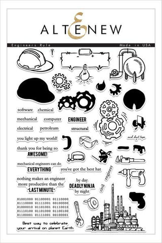 Engineers Rule Stamp Set - RETIRING
