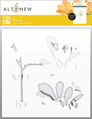 Freesia Simple Coloring Stencil Set (2 in 1)