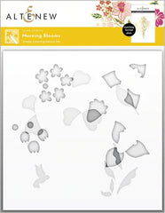 Morning Blooms Simple Coloring Stencil Set (2 in 1)