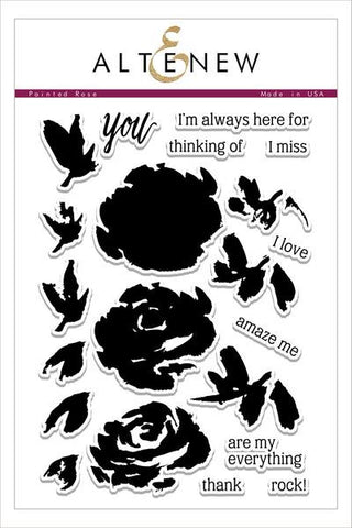 Painted Rose Stamp Set - RETIRING