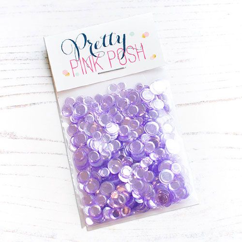 Purple Shimmer Confetti