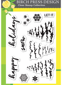 Let It Snow Clear Stamp Set