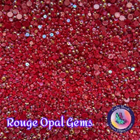 Pierres précieuses d'opale Meraki Rouge