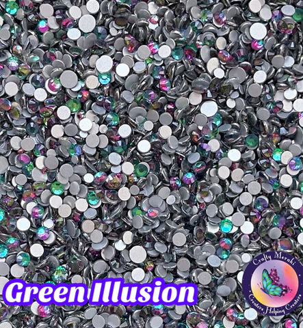 Meraki Sparkle Green Illusion