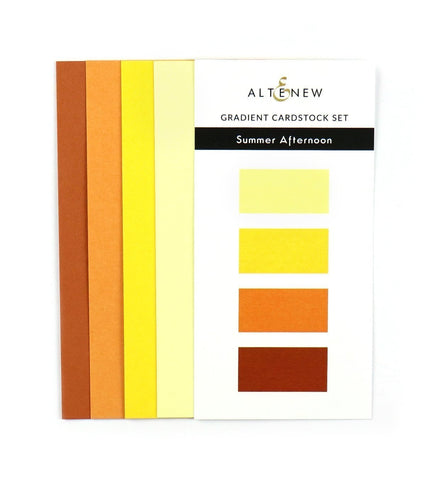 Gradient Cardstock Set - Summer Afternoon