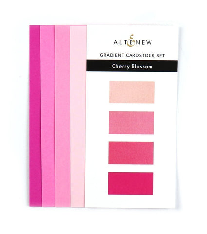 Ensemble de papier cartonné dégradé - Fleur de cerisier 
