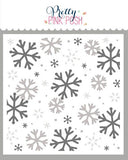 Layered Snowflakes Stencil (3Lyr)