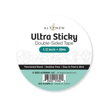 Ultra Sticky Double Sided Tape (1/2 inch × 50m)