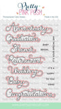 Celebration Script stamp set