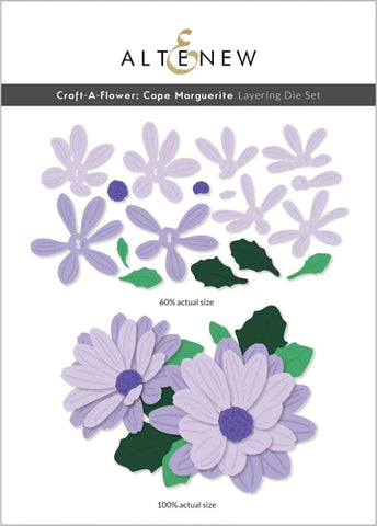 Craft-A-Flower : Ensemble de matrices de superposition Cape Marguerite