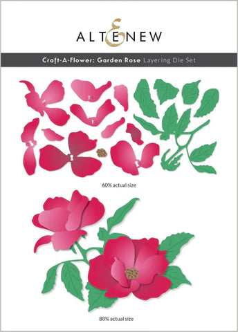 Craft-A-Flower : Ensemble de matrices de superposition de roses de jardin