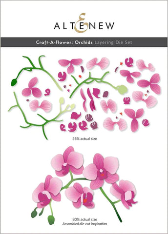 Craft-A-Flower : Ensemble de matrices de superposition d'orchidées
