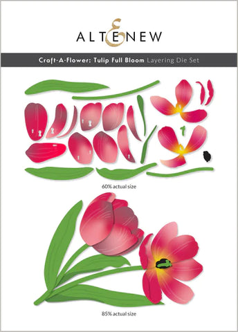 Craft-A-Flower: Tulip Full Bloom Layering Die Set