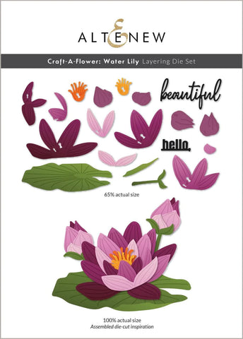 Craft-A-Flower: Water Lily Layering Die Set