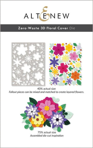 Zero-Waste 3D Floral Cover Die
