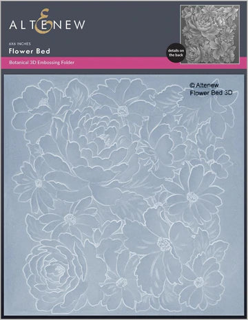 Flower Bed 3D Embossing Folder