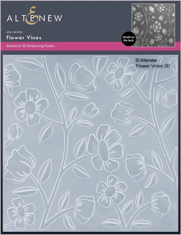 Flower Vines 3D Embossing Folder