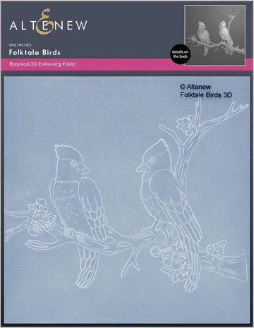Dossier de gaufrage 3D Folktale Birds
