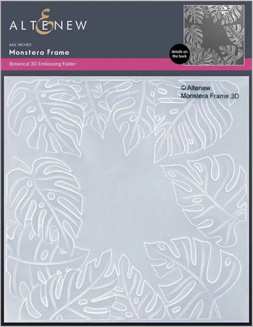 Monstera Frame 3D Embossing Folder