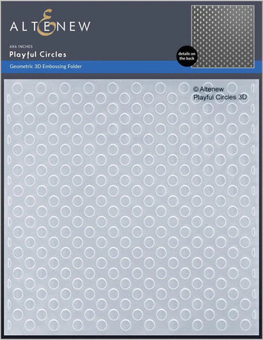Playful Circles 3D Embossing Folder