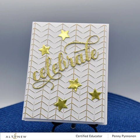 Tiled Chevron 3D Embossing Folder