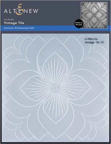 Vintage Tile 3D Embossing Folder
