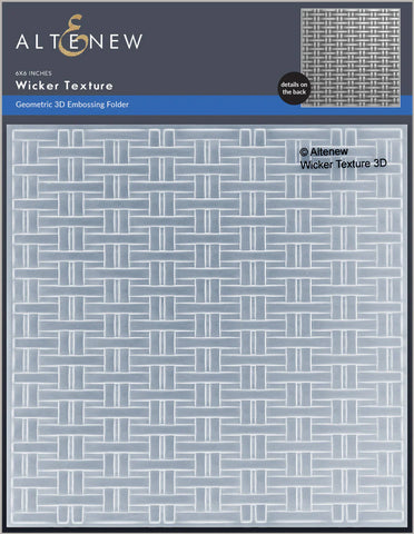 Wicker Texture 3D Embossing Folder