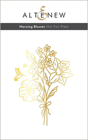 Morning Blooms Hot Foil Plate